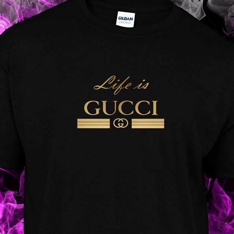 gucci gold and black tshirt|Gucci polo bear shirt.